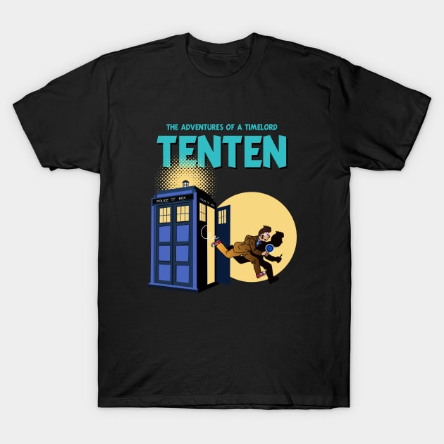 TENTEN THE ADVENTURES OF A TIMELORD T-Shirt by KARMADESIGNER T-SHIRT SHOP